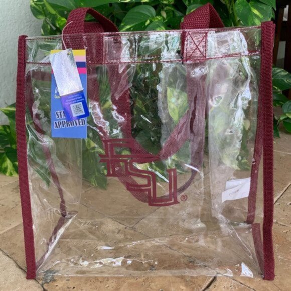 FSU Florida State seminoles bag & Dept 222 red sneakers -  8 - Picture 10 of 11